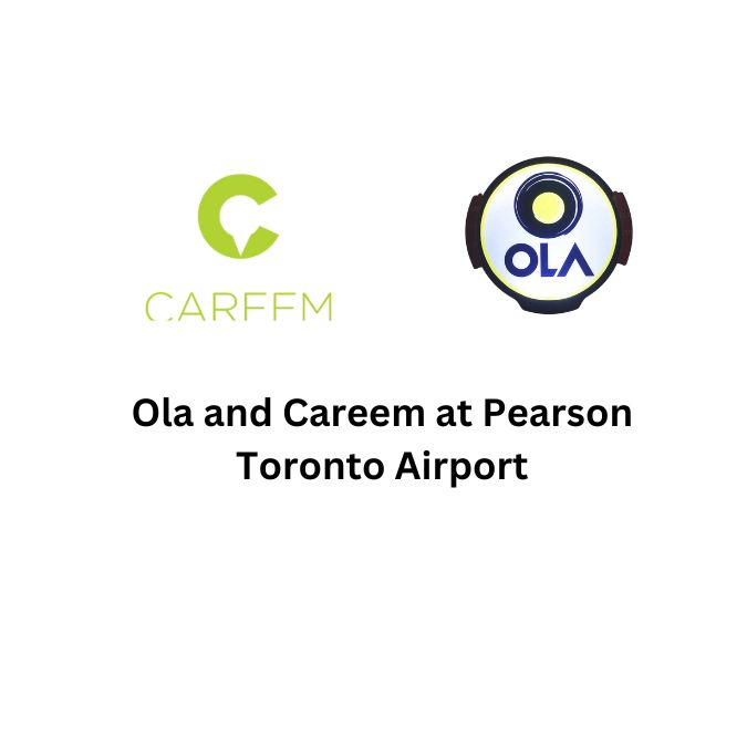 Ola and Careem at Pearson Toronto Airport